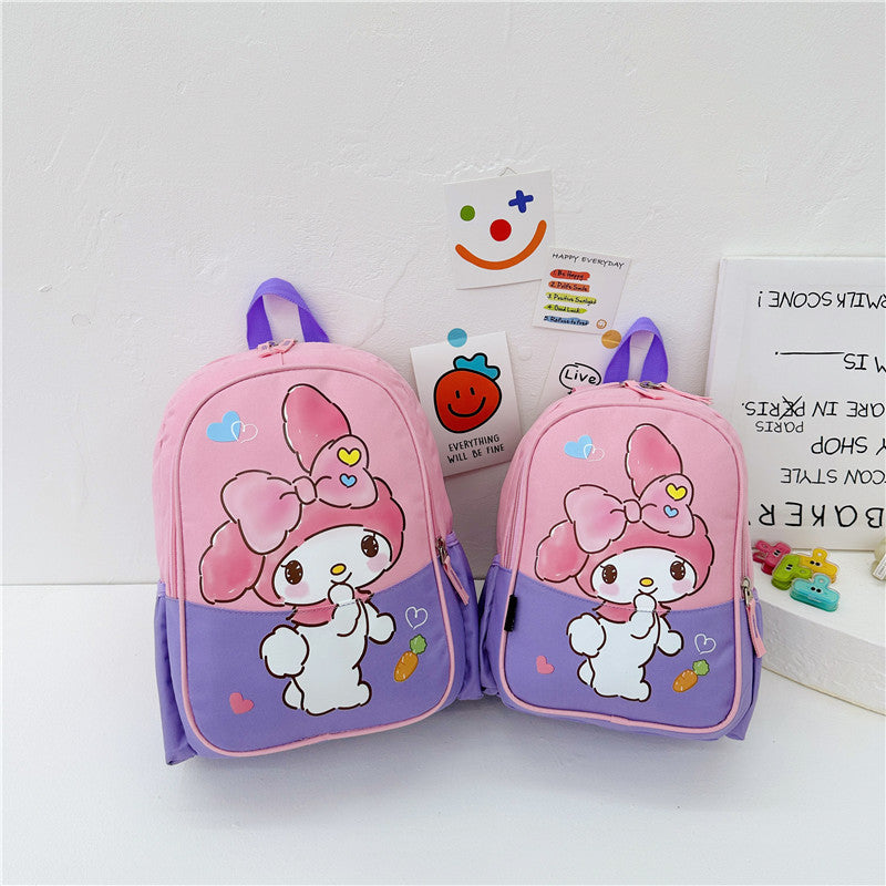 Children's Cartoon Cute Clow Portable Burden Alleviation Kindergarten School Bags