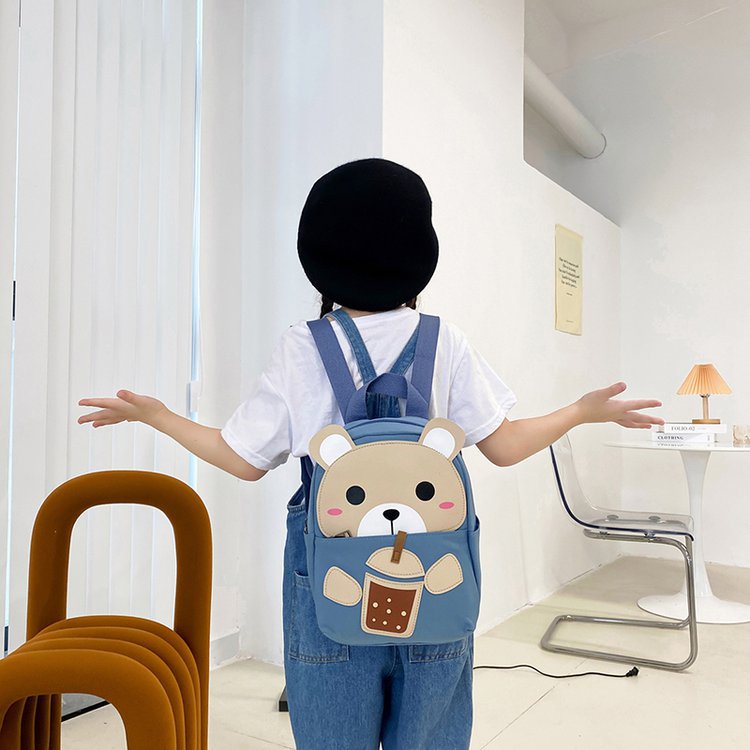 Children's Cartoon Boy Cute Bear Fashion Kindergarten School Bags