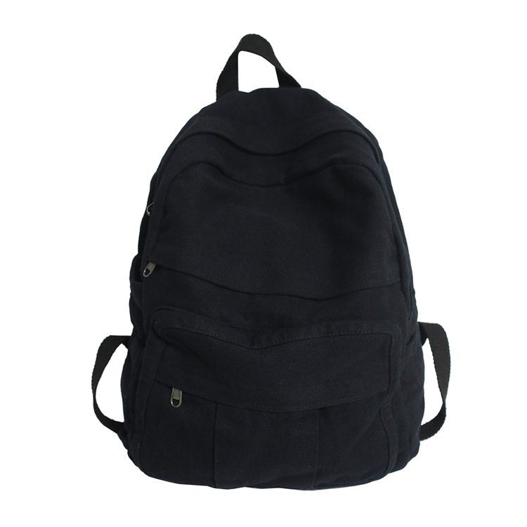 Women's Retro Large Capacity Simple High Korean Backpacks