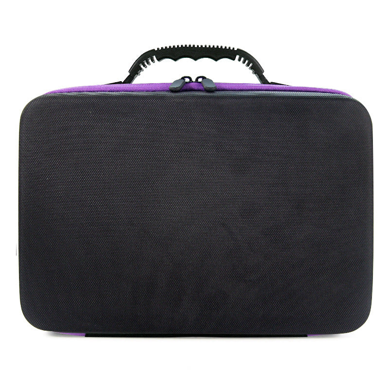 Grid Portable Essential Oil Large Capacity Cosmetic Bags