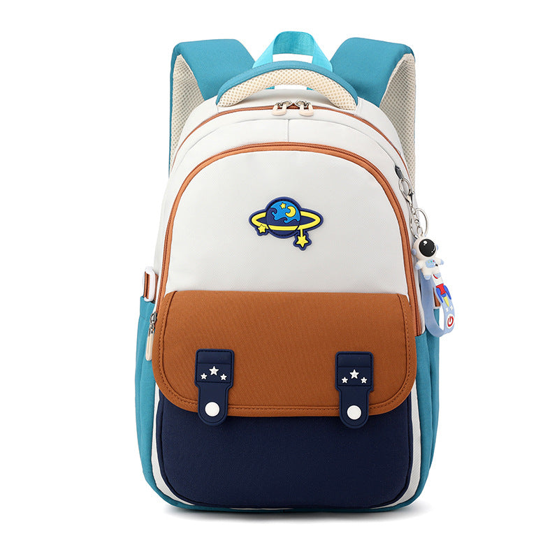 Children's Boys Portable Burden Alleviation One Two Elementary School Students' Schoolbags