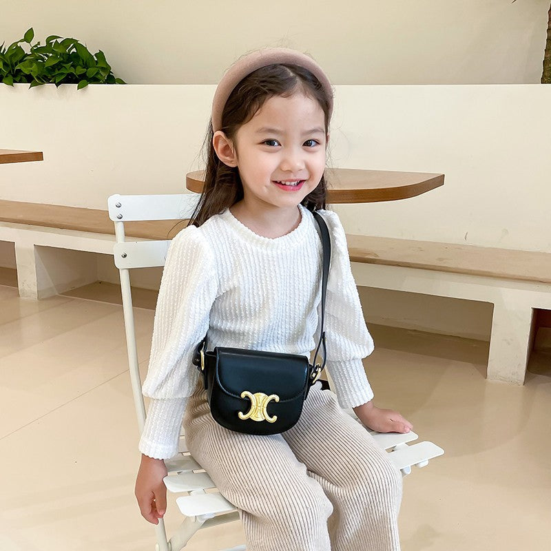 Petits accessoires tendance en cuir élégant à la mode pour enfants