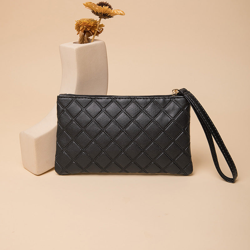 Sense Elegant Clutch Double Layer Cell Purses