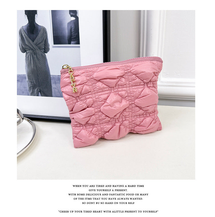 Classic Style Embroidery Thread Diamond Small Coin Purses