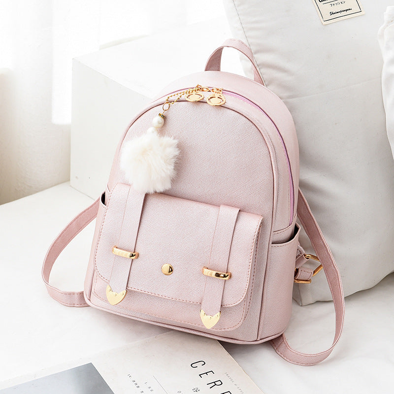 Women's Fashion Small Korean Style Fresh Sweet Backpacks