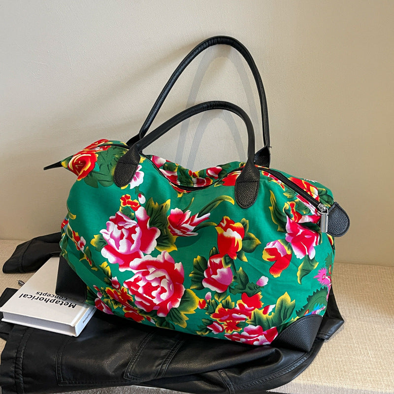 Sacs de voyage personnalisés à la mode pour femmes, hommes et grandes fleurs du nord-est