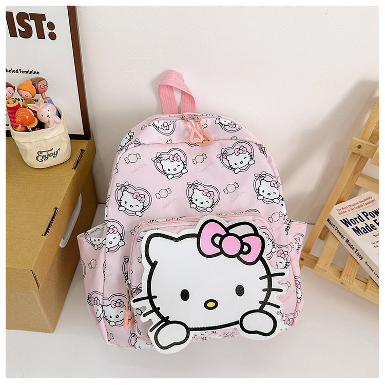 Children's Cute Cartoon Trendy Clow Pupil's Children's Backpacks