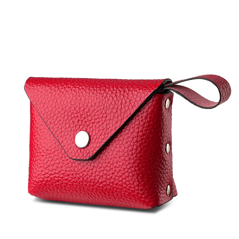 Women's Mini First Layer Cowhide Genuine Leather Coin Purses