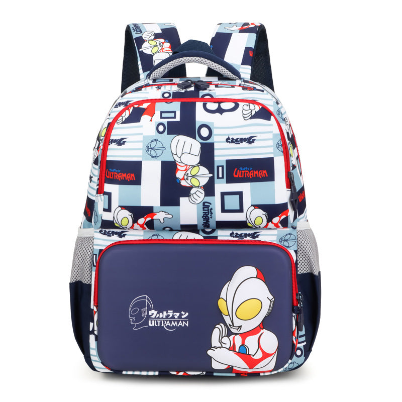 Children's Primary Boys Lightweight Large Capacity Spine Backpacks