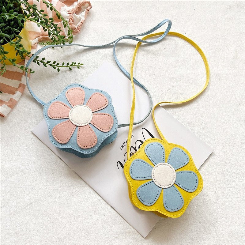 Children's Candy Color Cute Sunflower Creative Children's Shoulder Bags