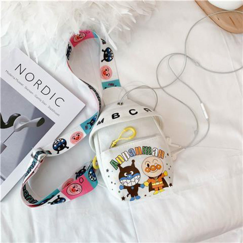 Women's & Children's & Cartoon Canvas Small Fashionable Korean Waist Packs