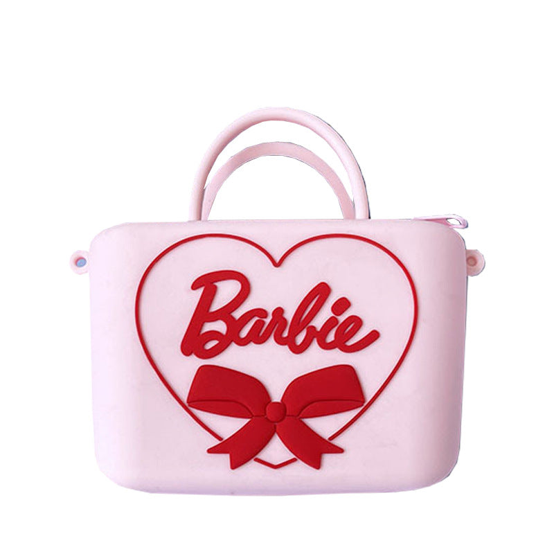 Porte-monnaie pour enfants, une pièce, Barbie Love, petit dessin animé mignon