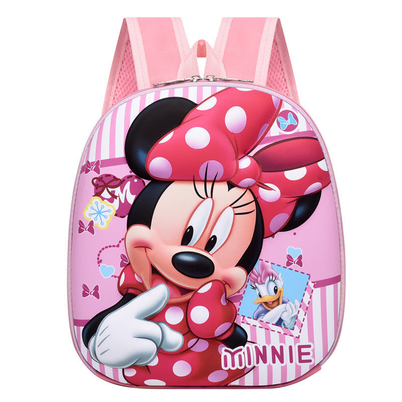 Sacs d'école de maternelle à coque rigide pour enfants, dessin animé licorne mignon Mickey