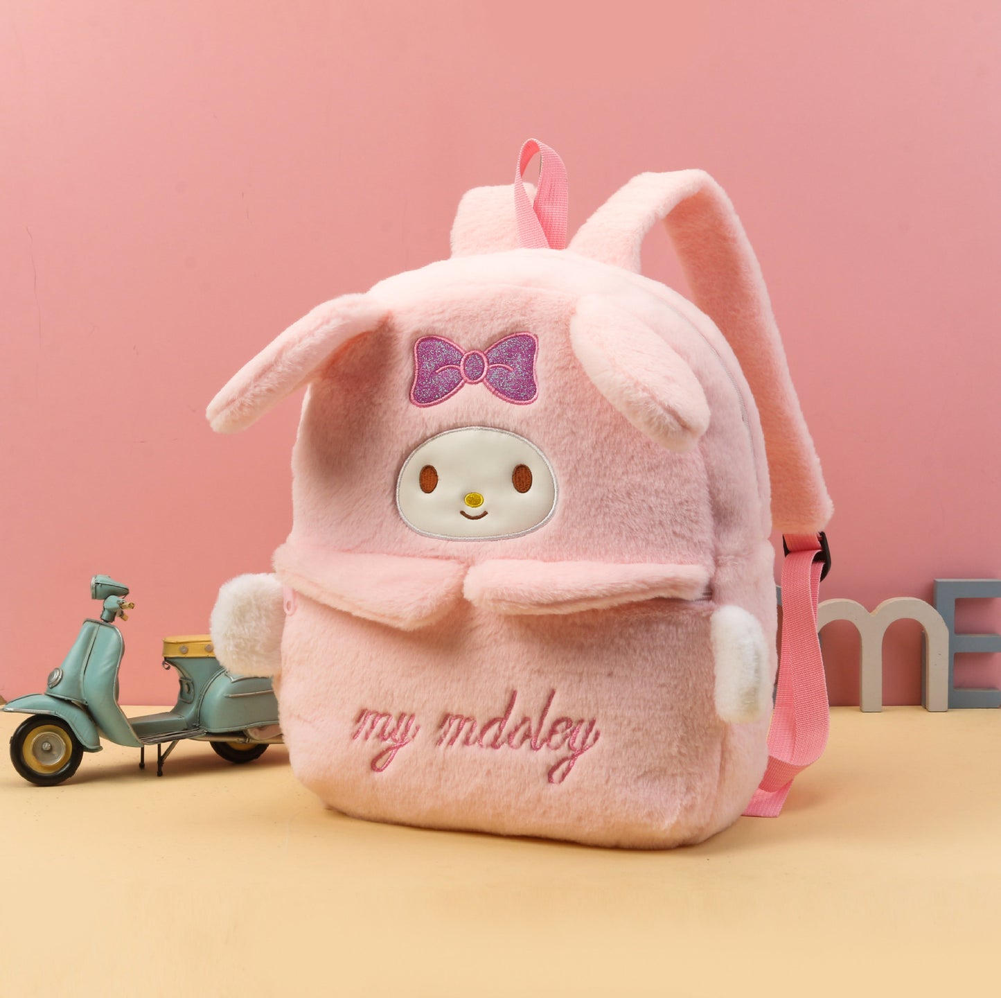 Uniforme polyvalent en peluche de dessin animé, grands sacs à dos pour enfants