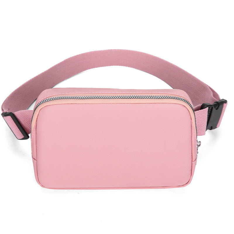 Women's Fashionable Korean Exercise Nylon Cloth Small Waist Packs