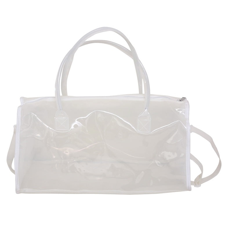 Candy Color Transparent Large Capacity Portable Travel Bags