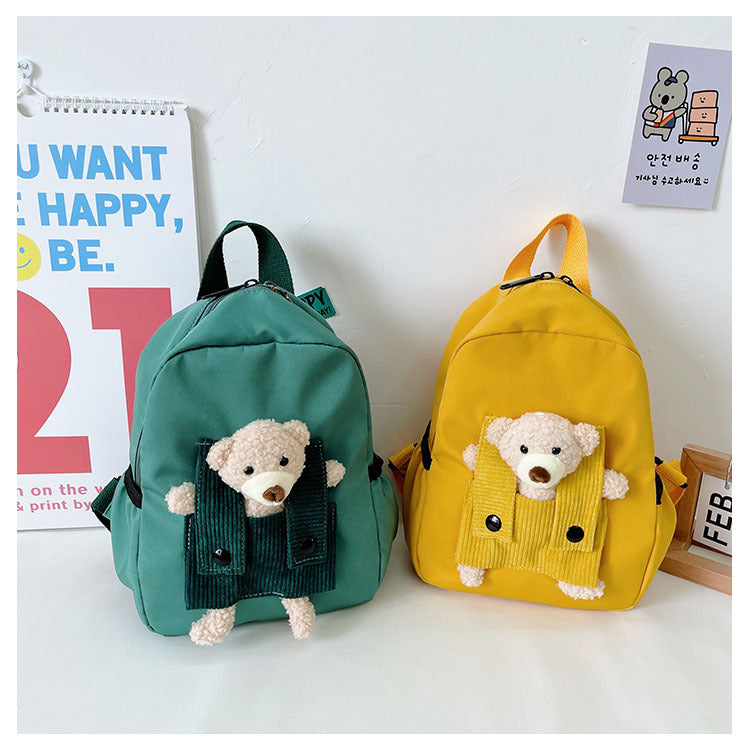 Children's Cute Bear Doll Year-old Burden Reduction Children's Backpacks