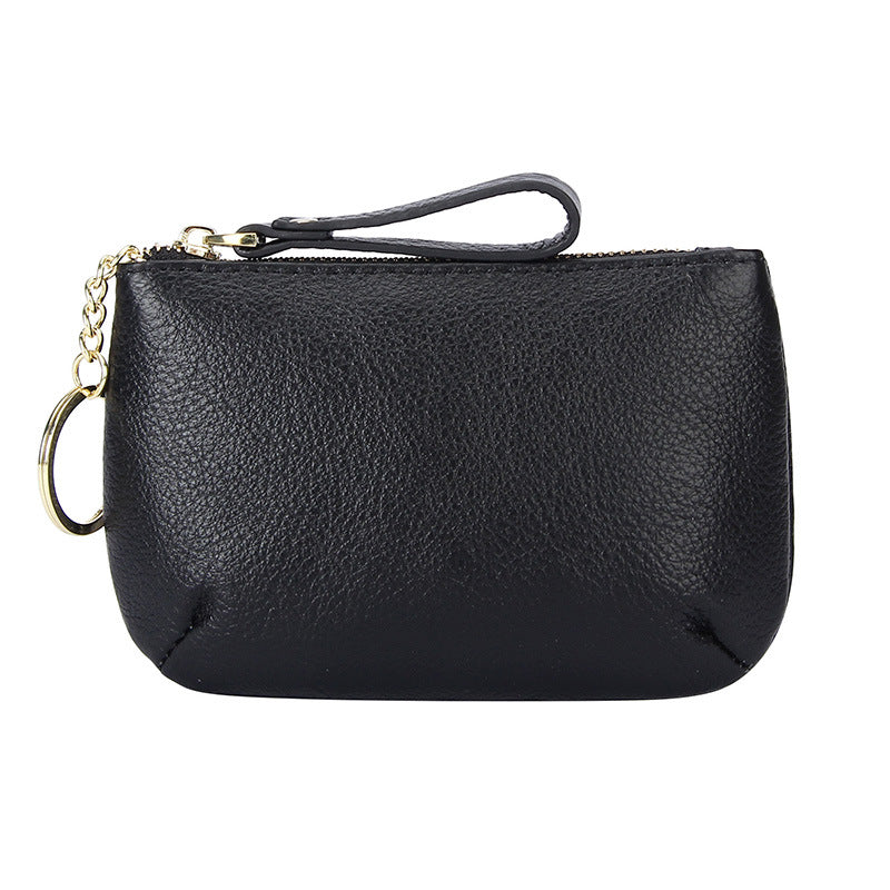 Women's First Layer Soft Cowhide Small Clutch Coin Purses