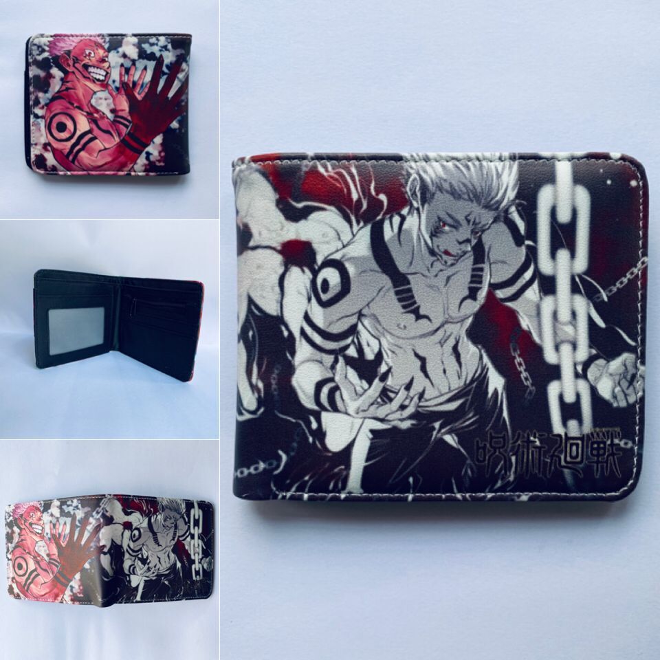 Five Wu Leather Printed Spell Back Ladies Wallets