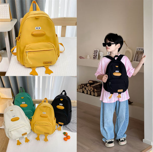 Children's Cartoon White Duck Boys Fun Kindergarten School Bags