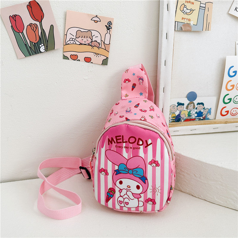 Children's Pretty Glamorous Cute Cartoon Primary Children's Waist Packs