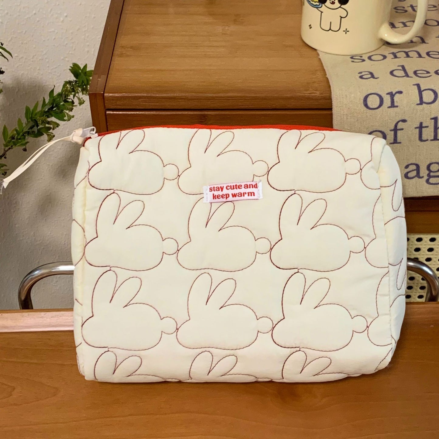 Rabbit Storage Cute Female Portable Large Capacity Cosmetic Bags