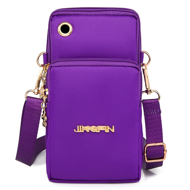 Women's Mobile Mini Summer Single Canvas Vertical Phone Bags