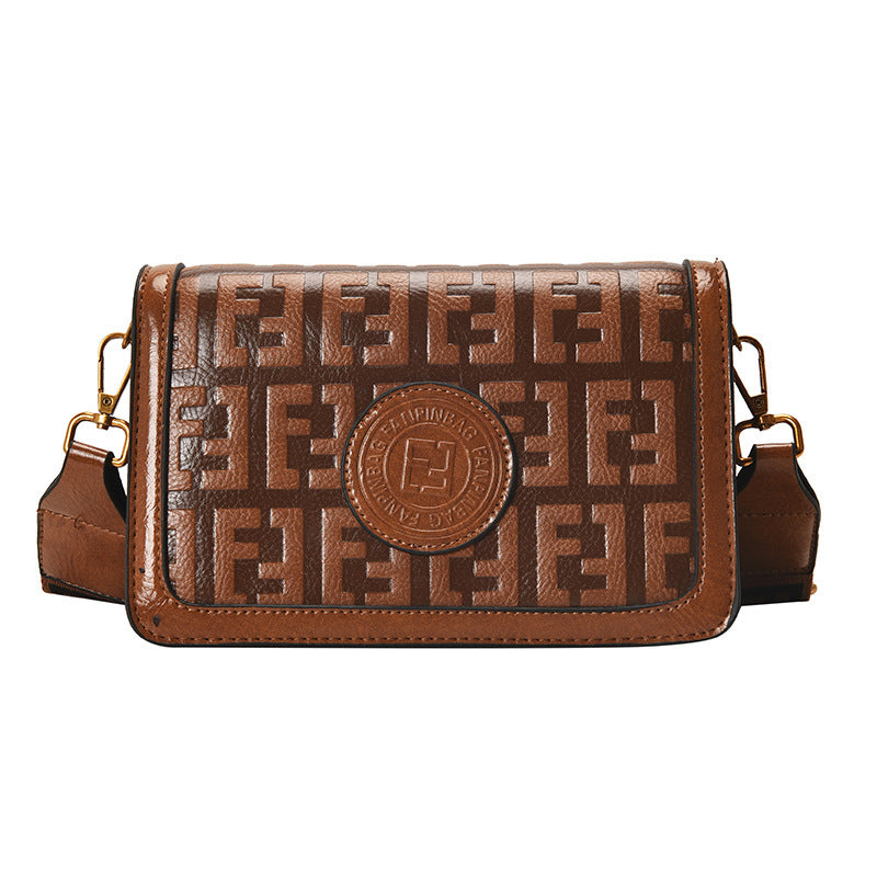 Women's Small Square Design Korean Style Trendy Crossbody Bags