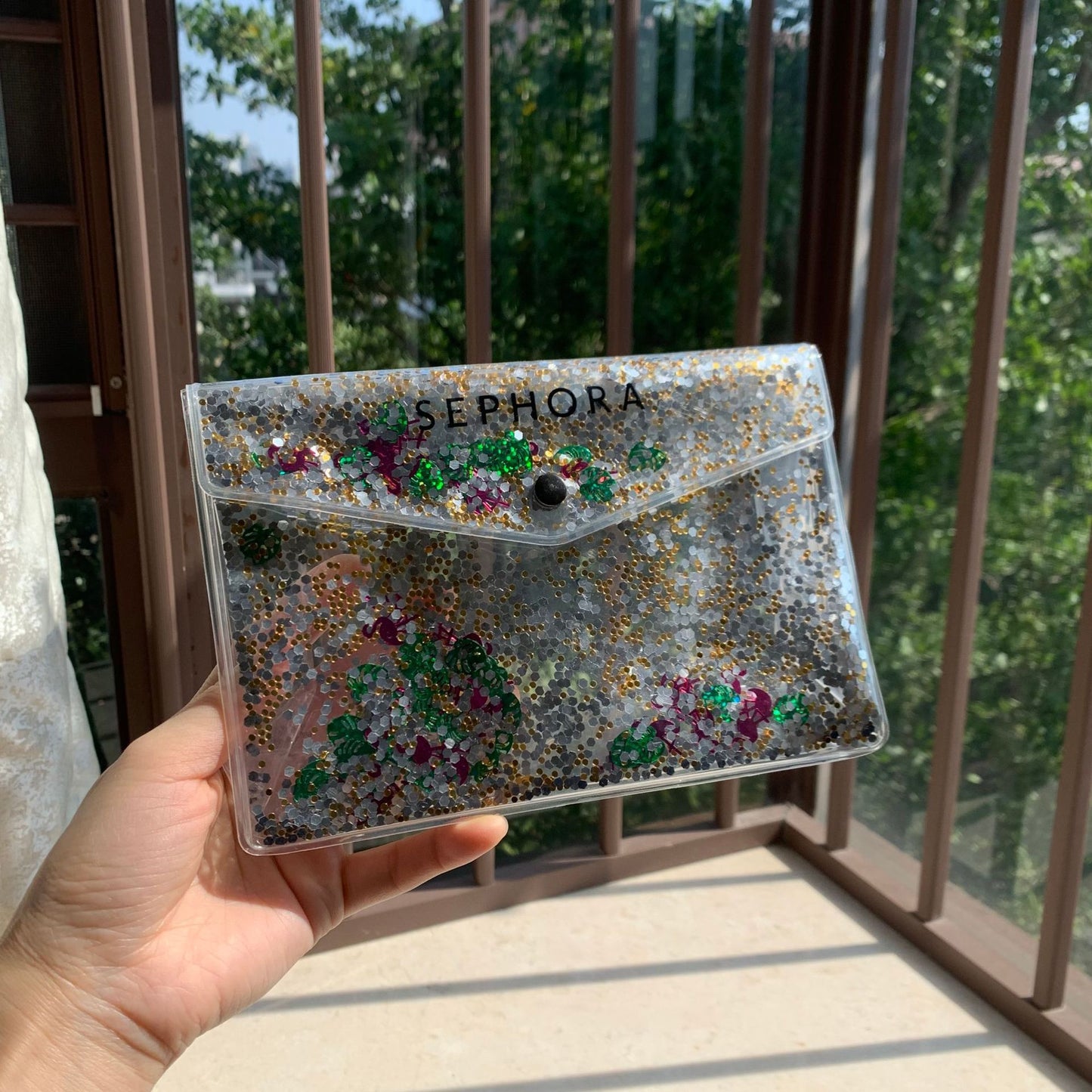 Original Glitter Transparent Waterproof Wash Buggy Cosmetic Bags