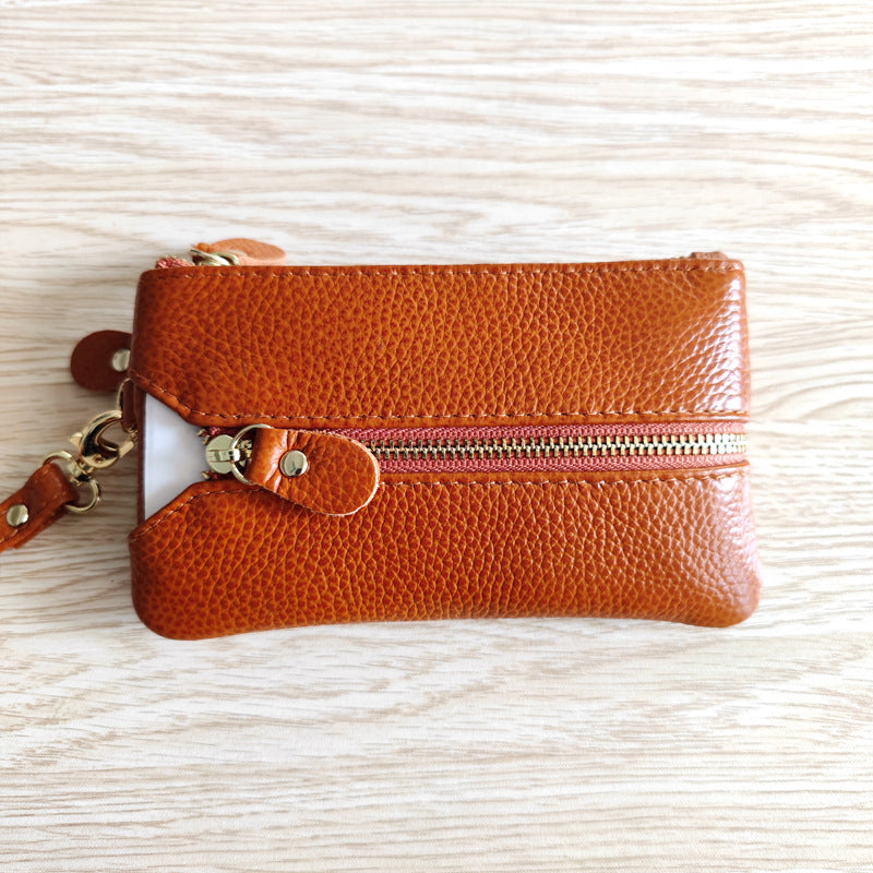 First Layer Cowhide Leather Wrist Multifunctional Key Bags