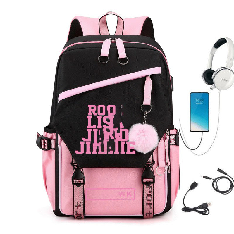 Park Kim Starry Sky Korean Style Backpacks