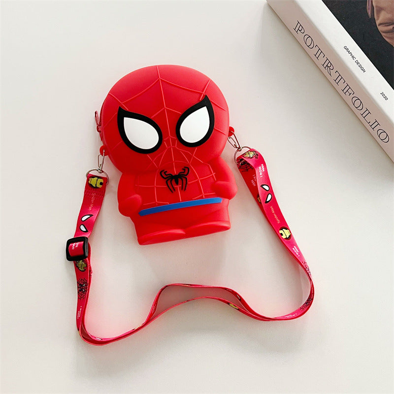 Cadeau pour garçon pour enfants Avengers Porte-monnaie mobile de dessin animé pour tout-petits