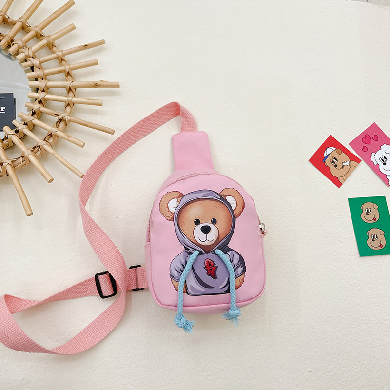 Children's Cartoon Cute Dressed Bear Boys Bags