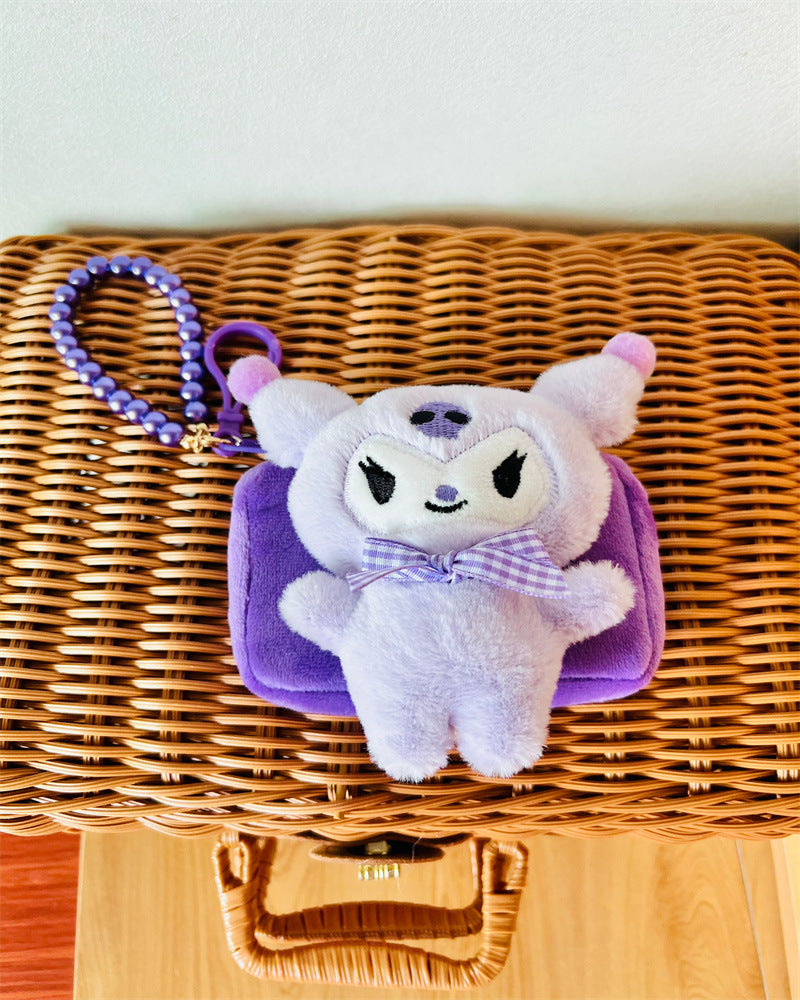 Clow Cartoon My Melody Petit porte-monnaie de rangement