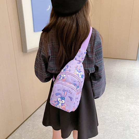 Children's Classic Slouchy Cool Style Printing Children's Waist Packs