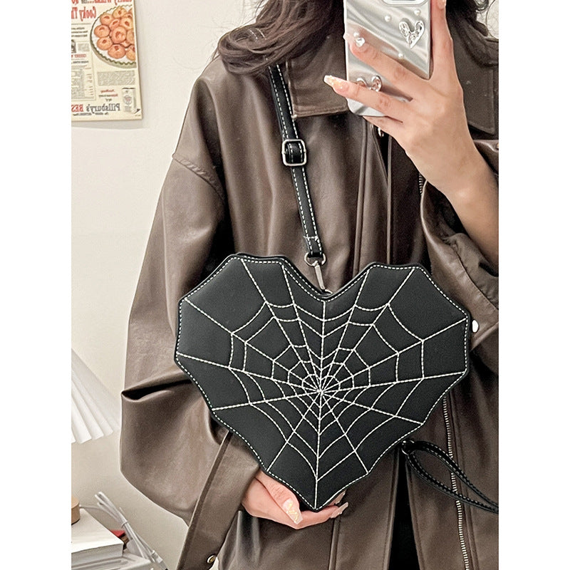 Women's Cool Hot Love Bat Personality Spider Backpacks