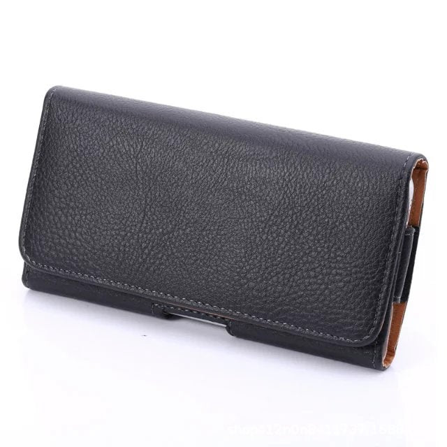 To Leather Mobile Elder People Smart Sacs banane pour homme