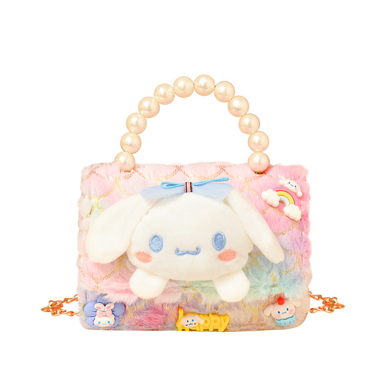 Charmant mignon peluche princesse petits sacs élégants