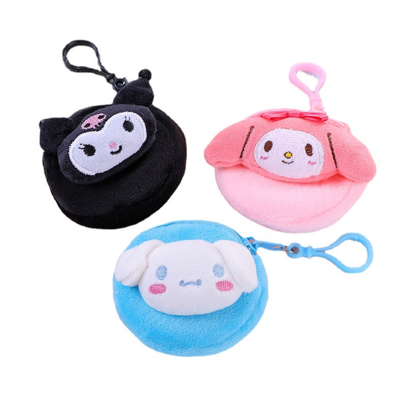 Women's Mini Earphone Cute Round Pendant Car Bags