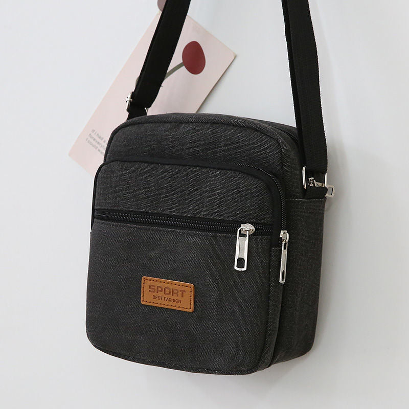 Men's Thickened Canvas Business Unisex Ticket Collection Men's Messenger Bags