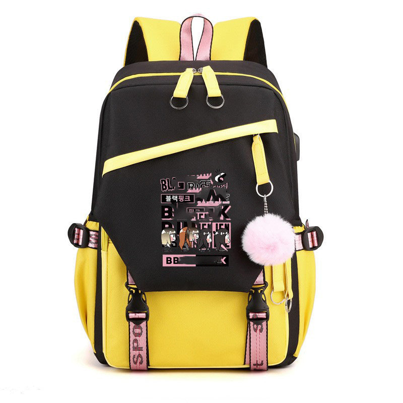 Park Kim Starry Sky Korean Style Backpacks