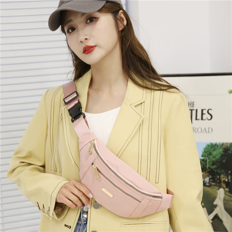 Women's & Men's & Oxford Cloth Korean Fashion Simple Waist Packs