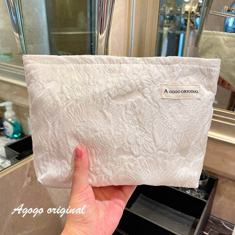 Hepburn Style Three-dimensional Printing Buggy Wash Cosmetic Bags