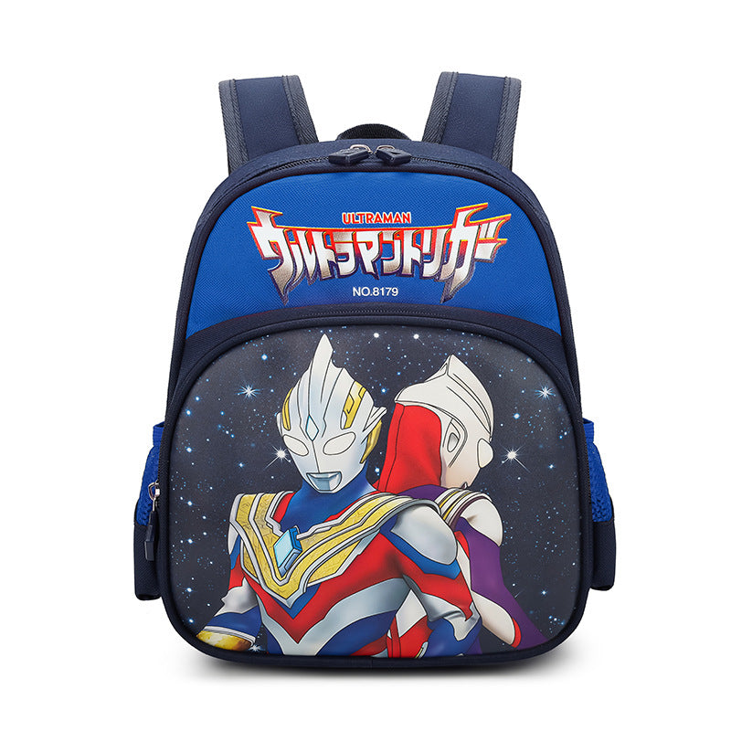 Children's Clow Cartoon Cute Boys Large Capacity Kindergarten School Bags