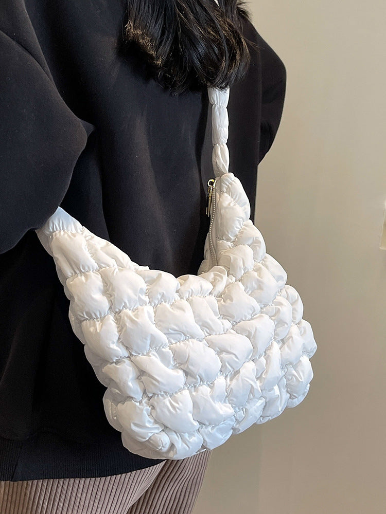 Sacs à bandoulière plissés Cloud Niche Dumpling pour femmes, à la mode sous les bras