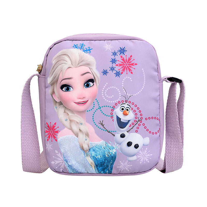 Trésor féminin pour enfants mignon princesse Elsa cadeau sacs à bandoulière pour enfants