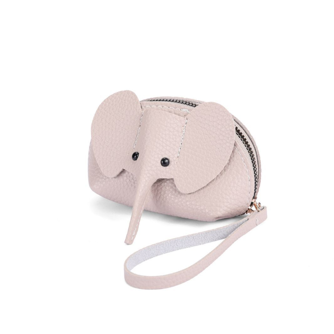 Short Fashion Zipper Mini Elephant Storage Ladies Wallets