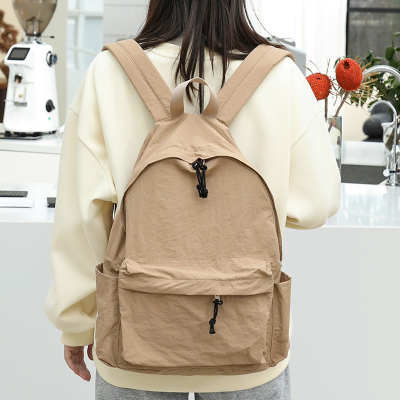 Women's Leisure Artistic Canvas Simple Washed Worn Backpacks