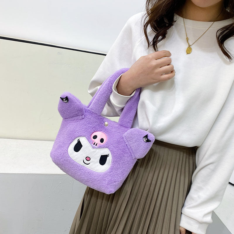 Cute Plush Cartoon Furry Small Crane Children's Coin Purse