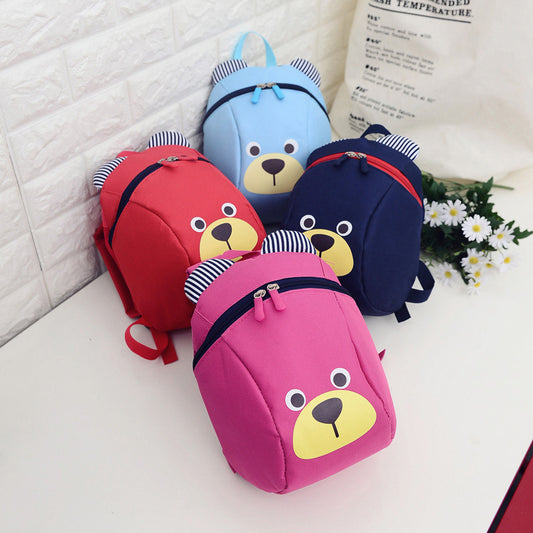 Children's Cartoon Cute Small Boys Bear Children's Backpacks